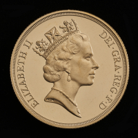 1994 Gold proof &pound;2 error Mule