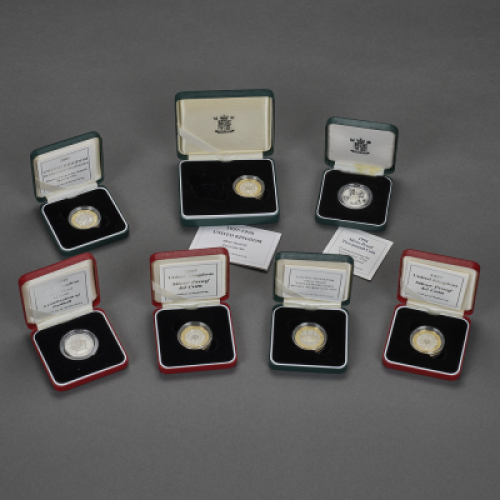 1994-2001 Silver Proof &pound;2 coins