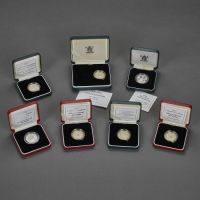 1994-2001 Silver Proof &pound;2 coins