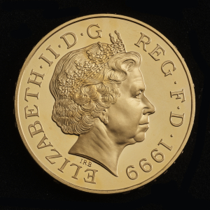 2000 Millennium Gold Proof £5