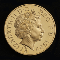 2000 Millennium Gold Proof &pound;5