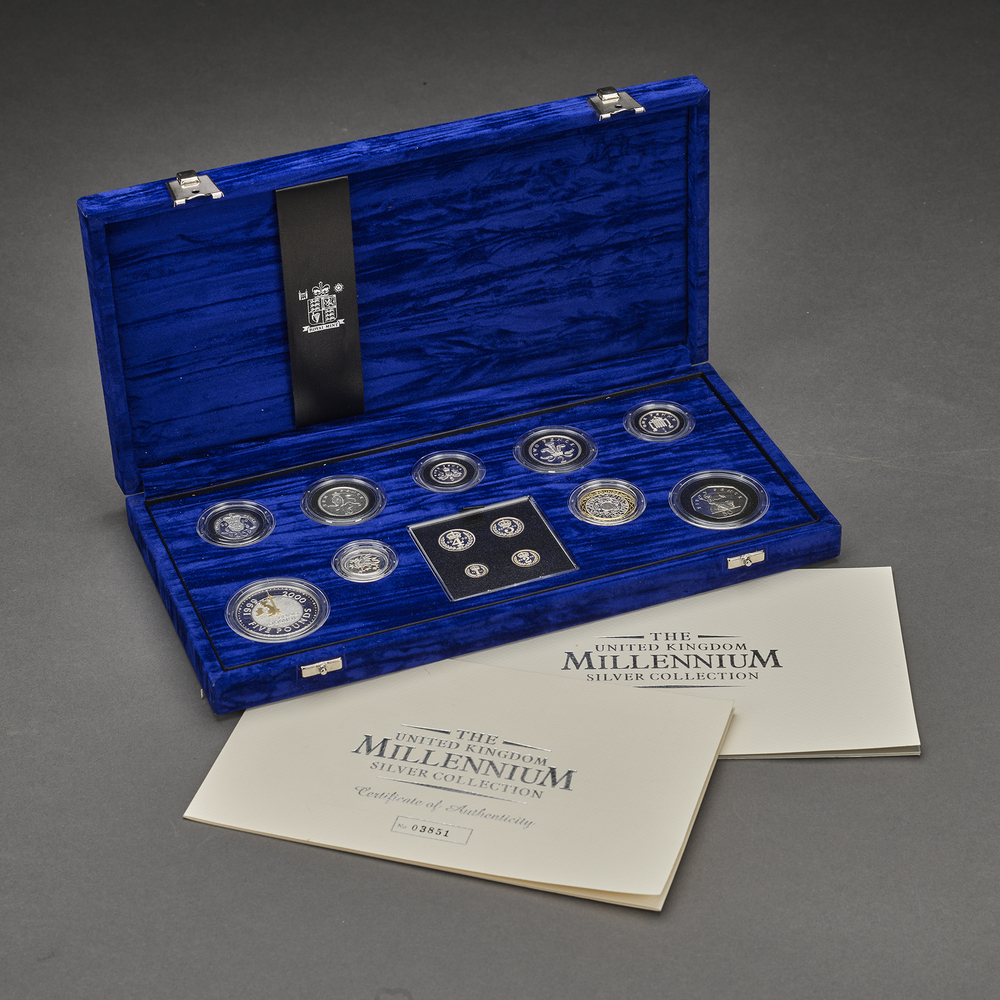 2000 Coin Collection 2000 Millennium Silver Coin Collection