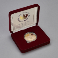 2002 The Queen&rsquo;s Golden Jubilee Commemorative Gold Medal