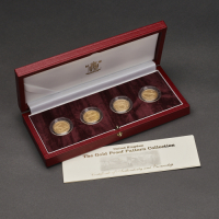 2003 UK One Pound Gold Proof Pattern Bridges Collection