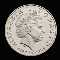 2005 Horatio Nelson Silver Proof Commemorative Crown - in original box