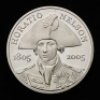 2005 Horatio Nelson Silver Proof Commemorative Crown - in original box - 2
