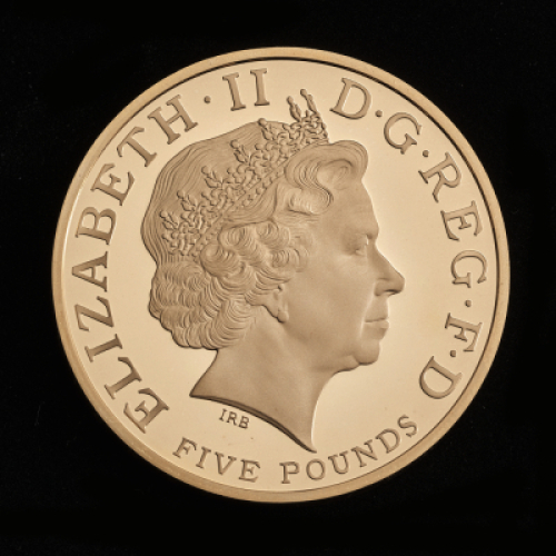 2008 Gold Proof &pound;5 Elizabeth I