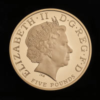 2008 Gold Proof &pound;5 Elizabeth I