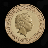 2012 Charles Dickens Gold Proof &pound;2 Coin
