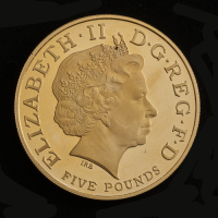 2012 Olympics Countdown Gold Proof &pound;5 Four Coin Set