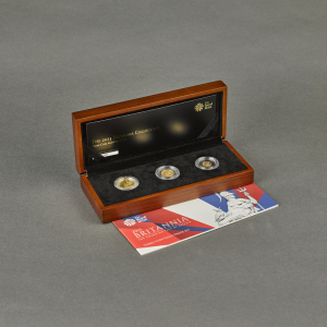 2013 Britannia The Changing Face of Britain – three coin set.