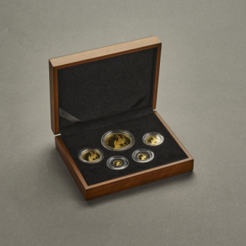 2013 Gold Proof Britannia five coin collection