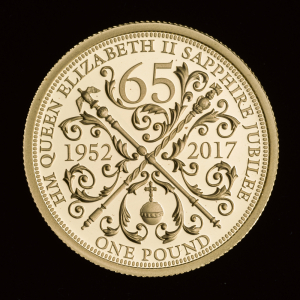 2017 Guernsey Sapphire Jubilee Gold £1