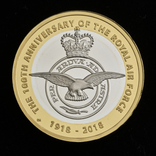 2018 Centenary of the RAF Badge Silver Proof &pound;2 Coin