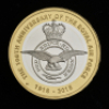 2018 Centenary of the RAF Badge Silver Proof &pound;2 Coin