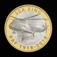 2018 Centenary of the RAF Sea King Silver Proof &pound;2 Coin
