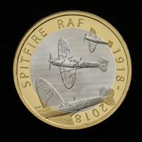 2018 Centenary of the RAF Spitfire Silver Proof &pound;2 Coin