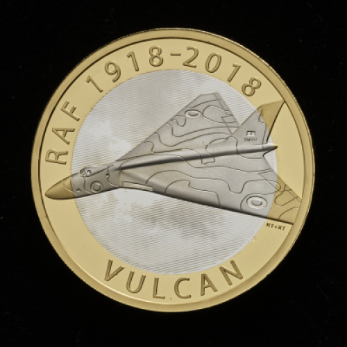 2018 Centenary of the RAF Vulcan Silver Proof &pound;2 Coin
