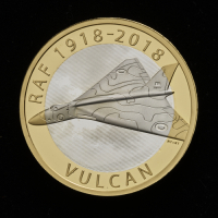 2018 Centenary of the RAF Vulcan Silver Proof &pound;2 Coin