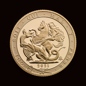 2021 EAST INDIA QEII GOLD PROOF SOV 