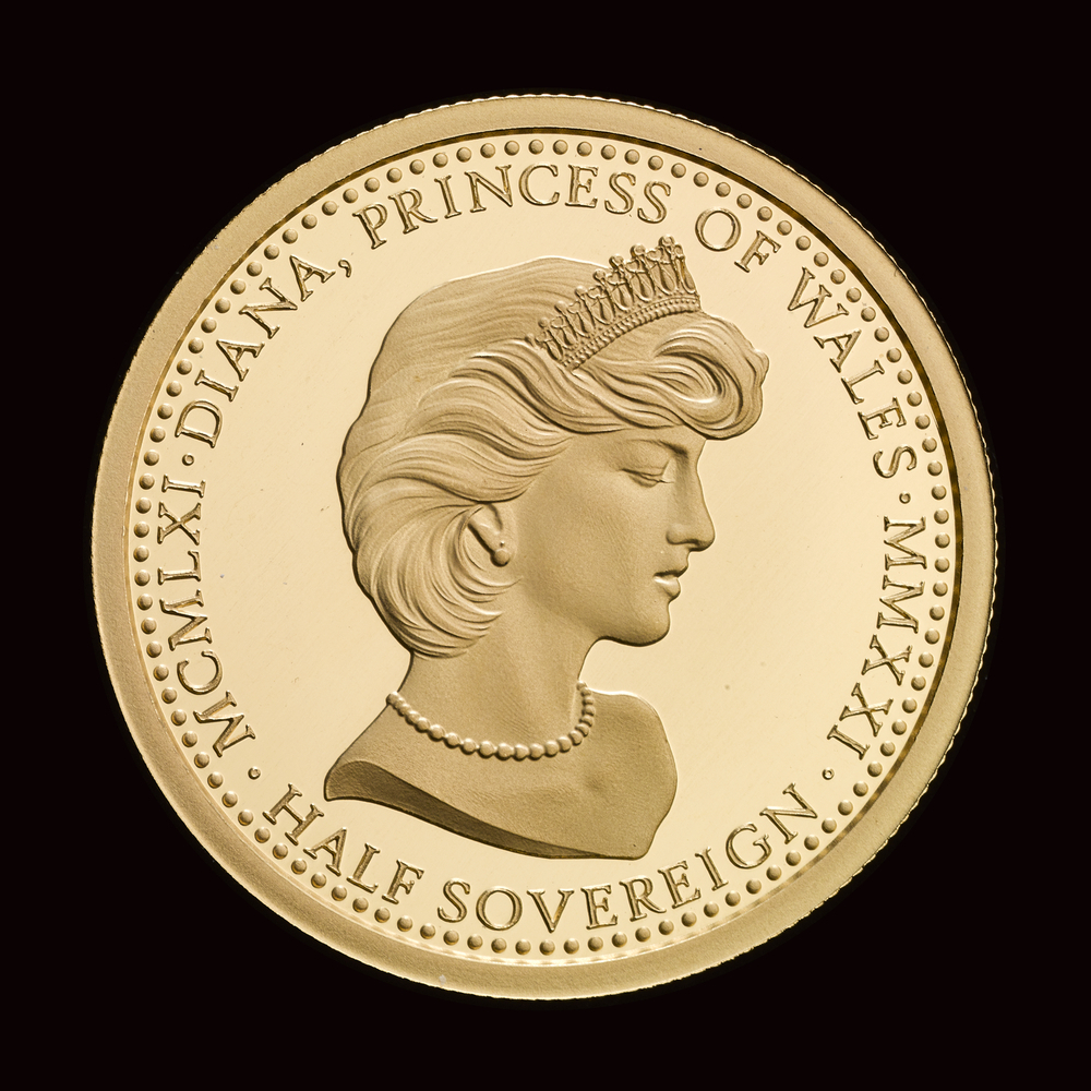 ＤＡＩＮＡ-ＲＯＹＡＬＭＩＮＴ 2021 Princess Diana 60th Birthday Gold Sovereign Definitive Set