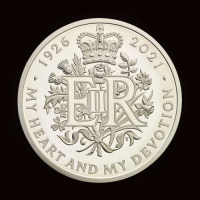 2021 Queen Elizabeth II 95th Birthday Silver Proof Piedfort &pound;5 Coin