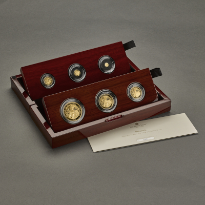 2022 Gold Proof Britannia six coin collection