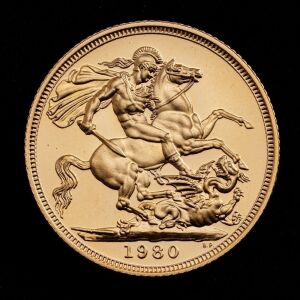 1980 Gold Proof Sovereign