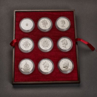 1993 40th Anniversary 18 Coin Crown Collection