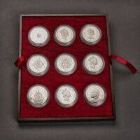 1993 40th Anniversary 18 Coin Crown Collection