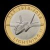 2018 Centenary of the RAF F-35 Lightning II Silver Proof £2 Coin