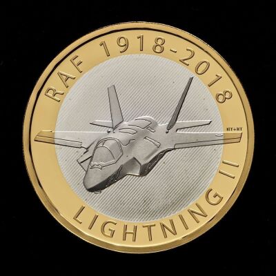 2018 Centenary of the RAF F-35 Lightning II Silver Proof £2 Coin