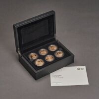 2017 First World War Centenary UK &pound;5 Gold Proof Six Coin Set