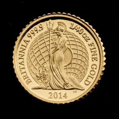 2014 Fortieth Ounce Gold Proof Britannia Coin