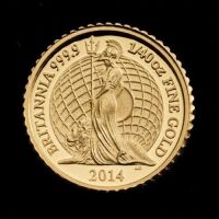 2014 Fortieth Ounce Gold Proof Britannia Coin