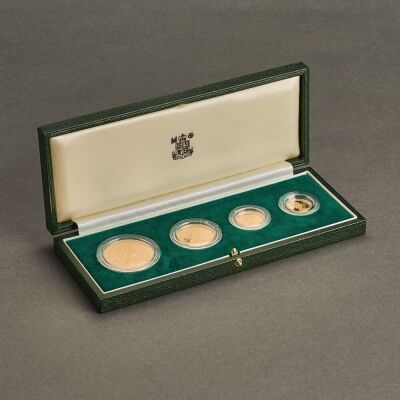 1980 Four Coin Gold Proof Sovereign Set