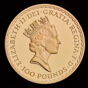 1987 Four Coin Gold Proof Britannia Set