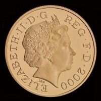 2000 Queen Mother Centenary Gold Proof &pound;5 Coin