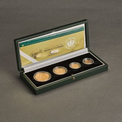 2002 Golden Jubilee Four Coin Sovereign Proof Set