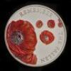 2014 Alderney &pound;5 silver proof cert "for the fallen" - 2