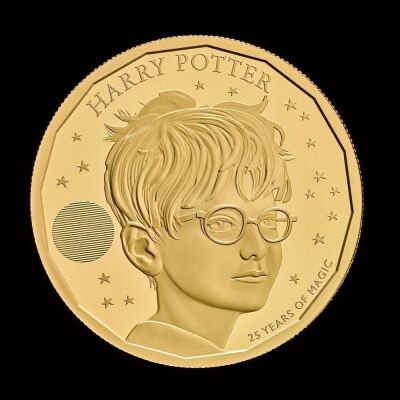 2022 Harry Potter 25th Anniversary 2oz Gold Proof Coin