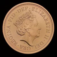 2022 Platinum Jubilee Brilliant Uncirculated &pound;5 Gold Coin