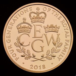 2018 Four Generations of Royalty Gold Proof £5