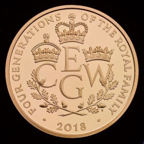 2018 Four Generations of Royalty Gold Proof &pound;5