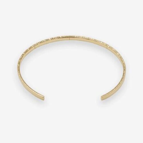 Small Thickness Cuff, 18ct Yellow Gold, Size S&nbsp;&nbsp;&nbsp;&nbsp;&nbsp;&nbsp;&nbsp; &nbsp;&nbsp;&nbsp;&nbsp;&nbsp;&nbsp;&nbsp;&nbsp;&nbsp;&nbsp;&nbsp;