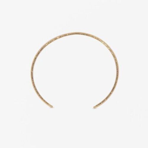 Small Thickness Cuff, 18ct Yellow Gold, Size L