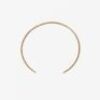 Small Thickness Cuff, 18ct Yellow Gold, Size L