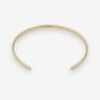 Small Thickness Cuff, 18ct Yellow Gold, Size L - 2