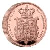 The Sovereign 2025 last of the rose gold Piedfort (Shield Design). Last coin to be struck.