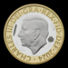 King Charles III Definitives 2024 &pound;2 Silver Proof Trial Piece - 2